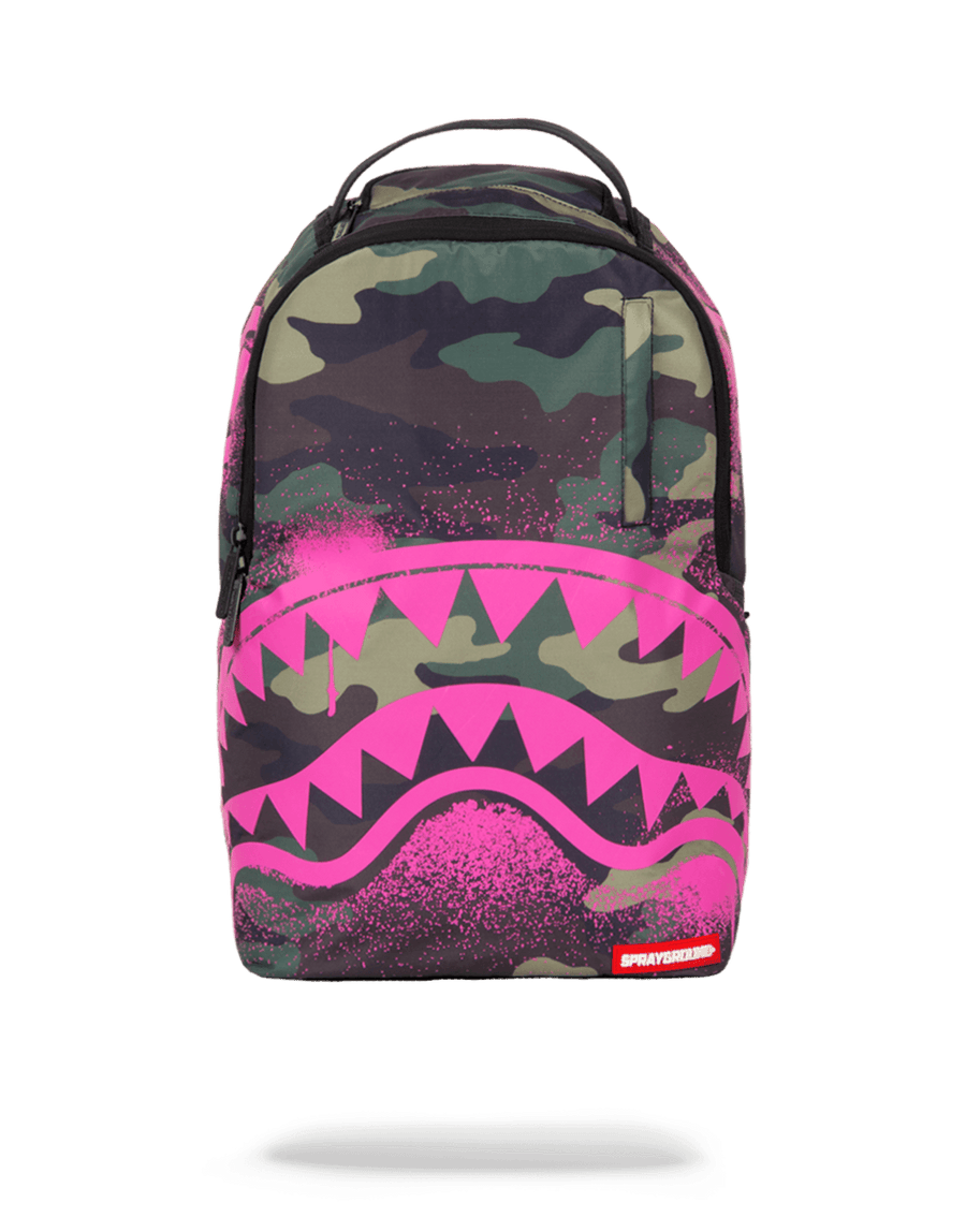 Pink Stencil Shark Camo