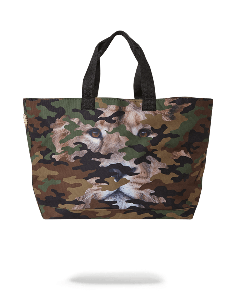 Lion Camo Tote Bag