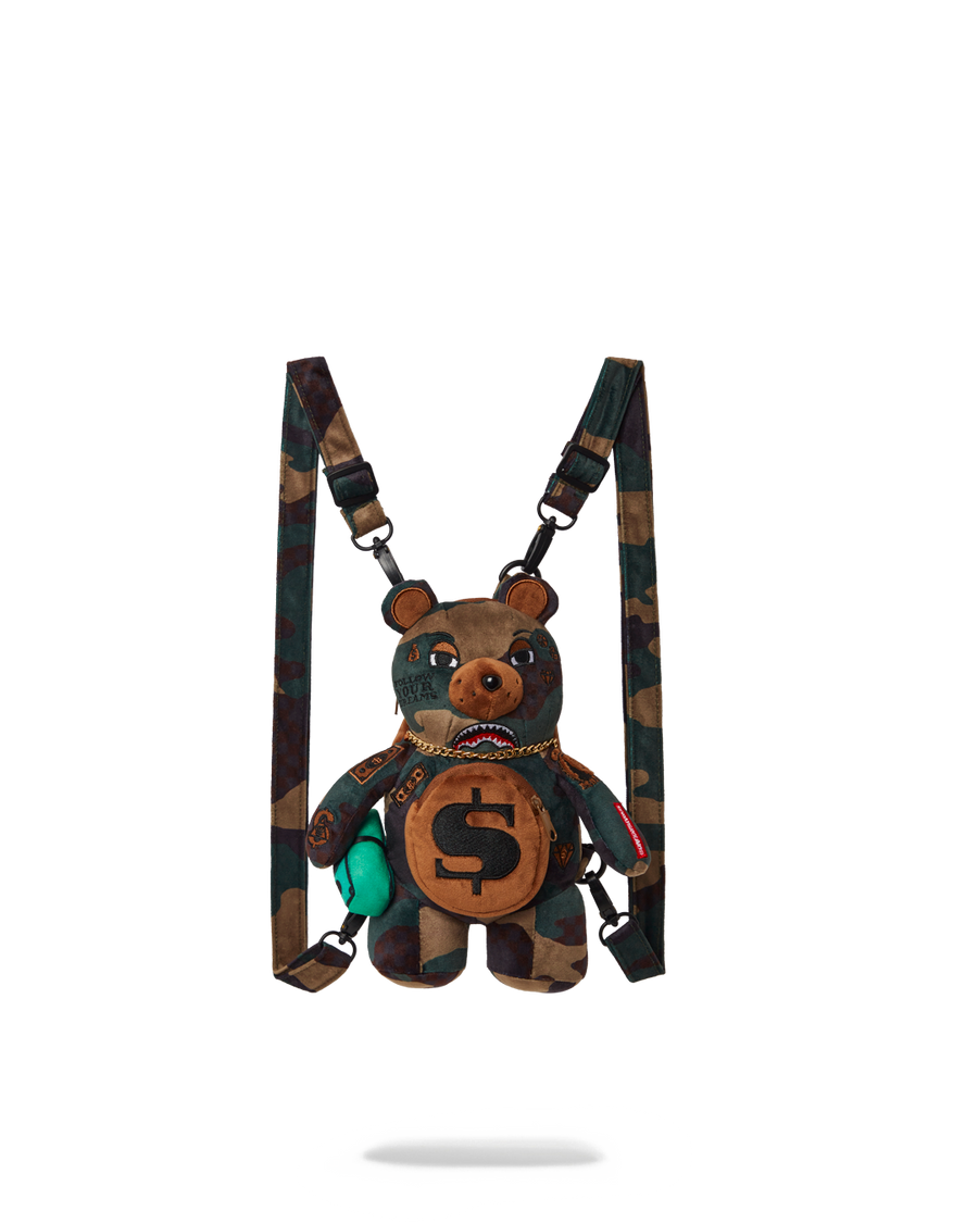 Bearcub Backpack - Camocheck Moneybear
