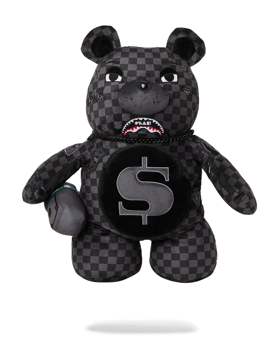 What The Beep' Shark Moneybear Teddybear Backpack