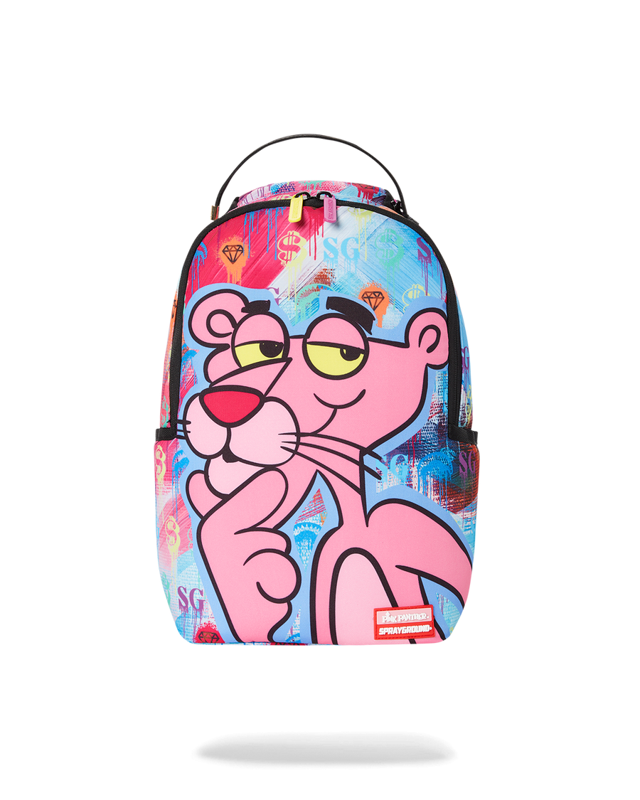Small Backpack: Pink Panther Art Class