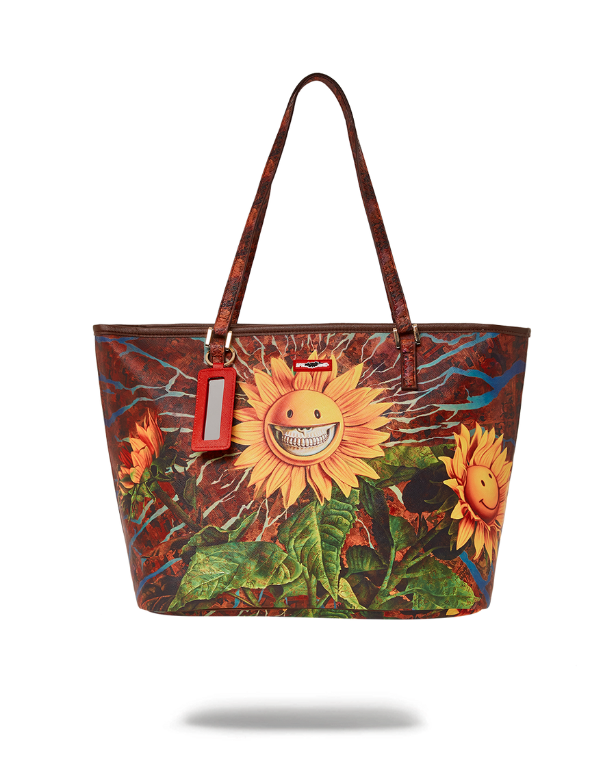 Sunflower Grin Ron English Collab Tote