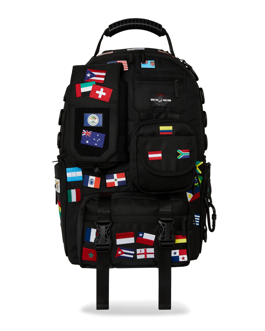 James First Class Global Flags Special Ops Cargo Backpack