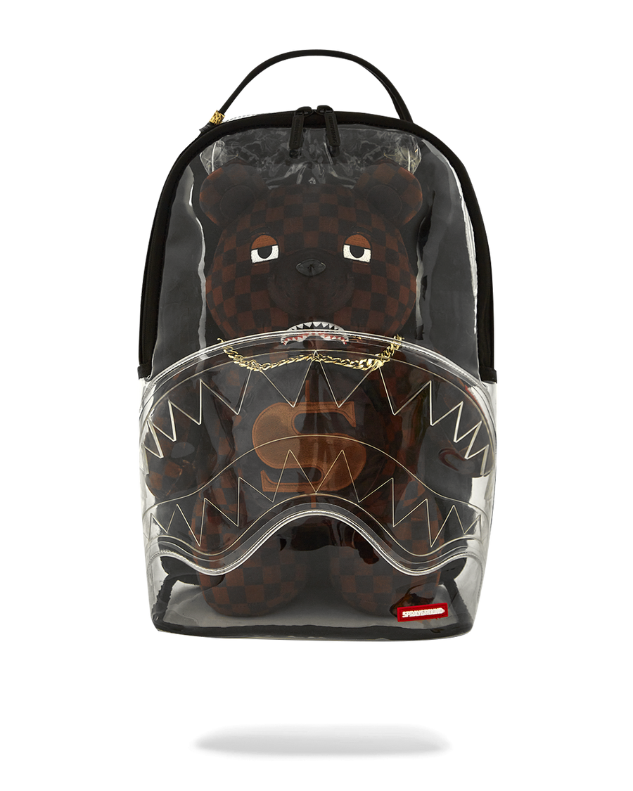 Clear Backpack - Sharks In Paris Bear