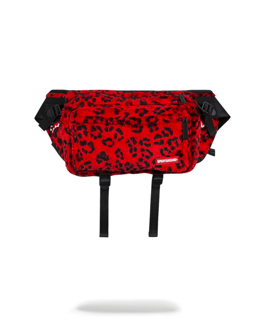 RED LEOPARD CROSSBODY TRANSPORTER