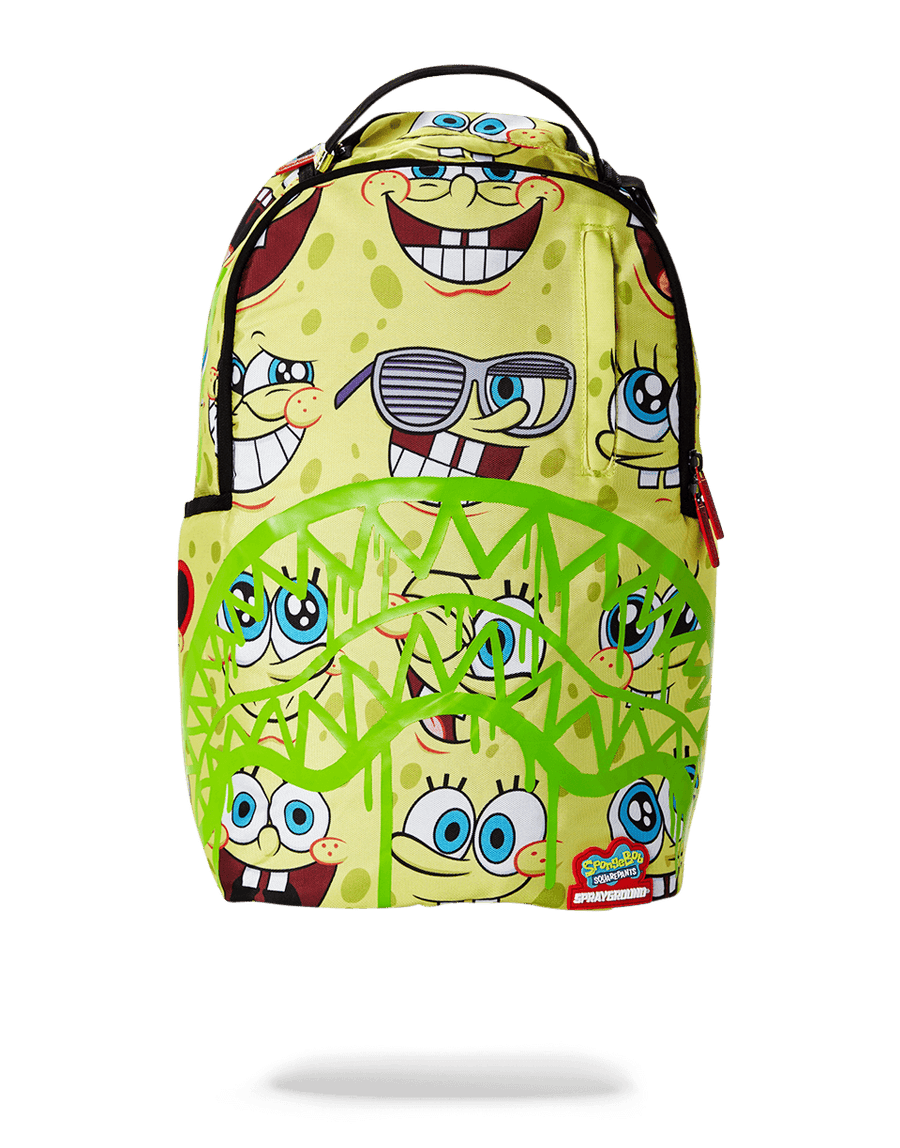 Spongebob Spraypaint Face Pattern