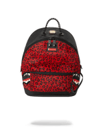 6-Strap Red Leopard Empress (Pony Hair)