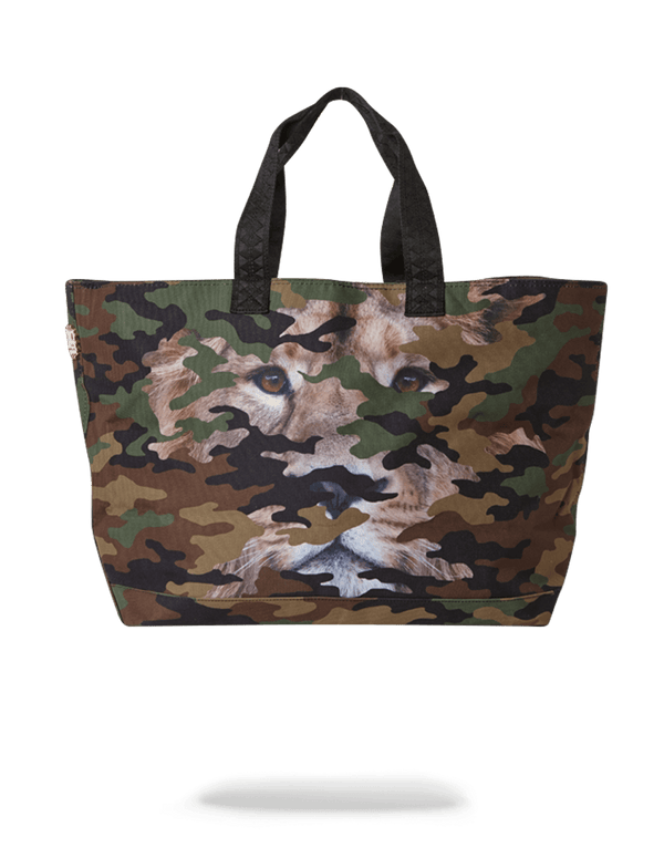 Lion Camo Tote Bag