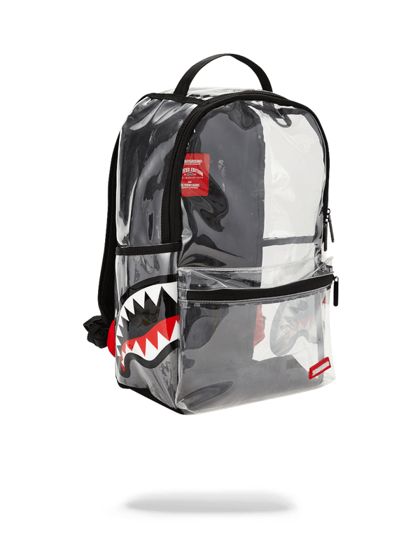 20/20 Vision Double Cargo Side Shark Clear Backpack - image 2