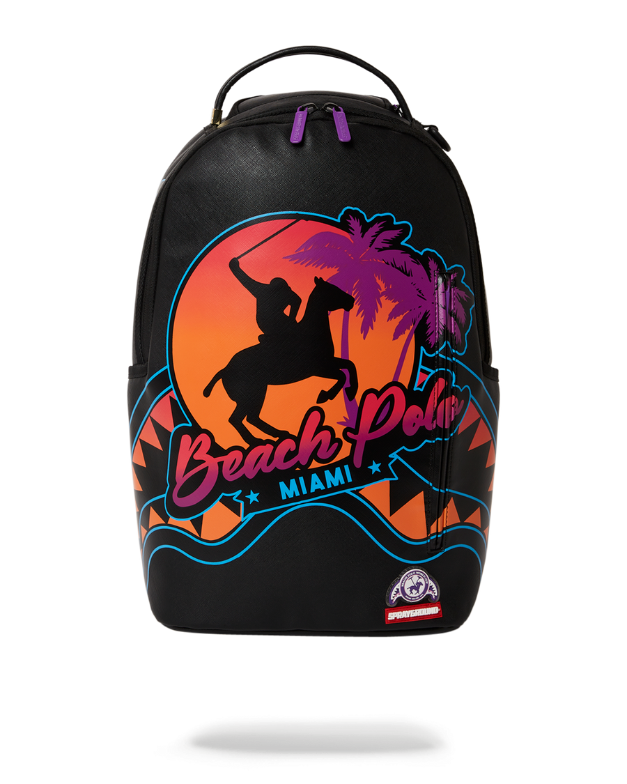 Miami Beach Polo Collab Backpack (Dlxv-Black)