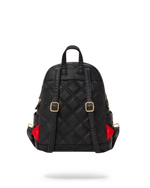 Noir Quilt Gold Chain Shark Savage Backpack - image 3