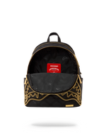 Noir Quilt Gold Chain Shark Savage Backpack - image 7