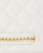 RIVIERA LE BLANC GOLD  CHAIN SHARK CROSSOVER CLUTCH