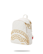 RIVIERA LE BLANC GOLD CHAIN SHARK SAVAGE BACKPACK