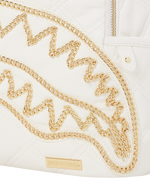 RIVIERA LE BLANC GOLD CHAIN SHARK SAVAGE BACKPACK