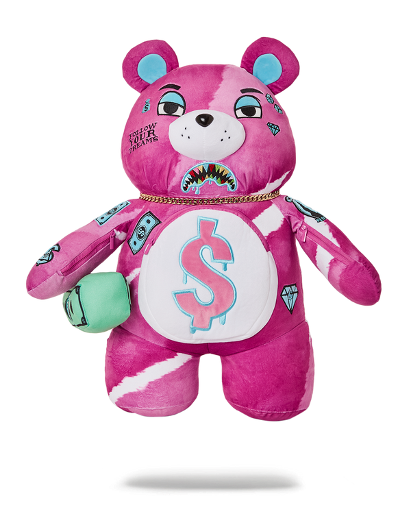 Pink Punk Moneybear Teddybear Backpack