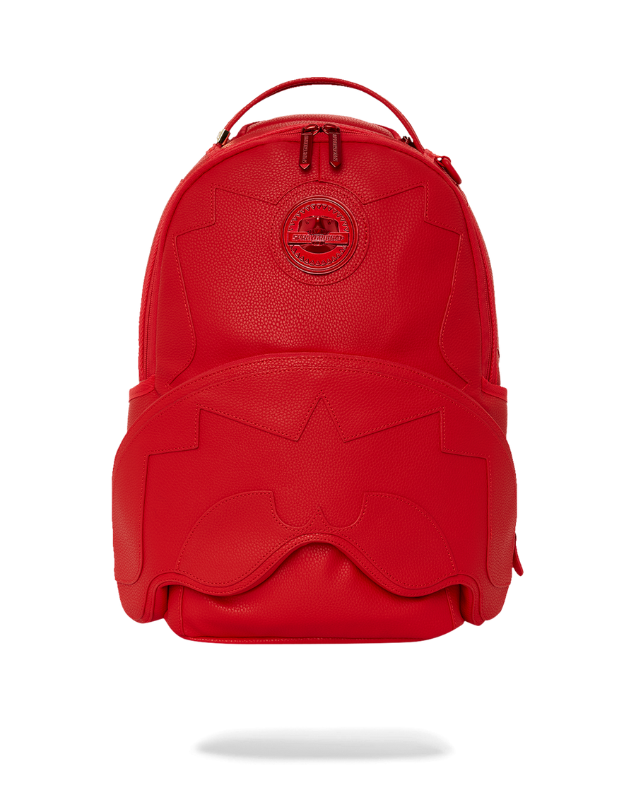 Heavy Metal Shark Red Backpack (Dlxv)