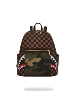 Exterior Gold Zip Pocket Sharks In Paris Savage Backpack