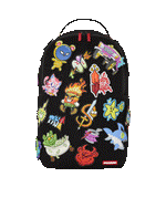 Trance Party Patches Backpack (23 Velcro Removable Patches)