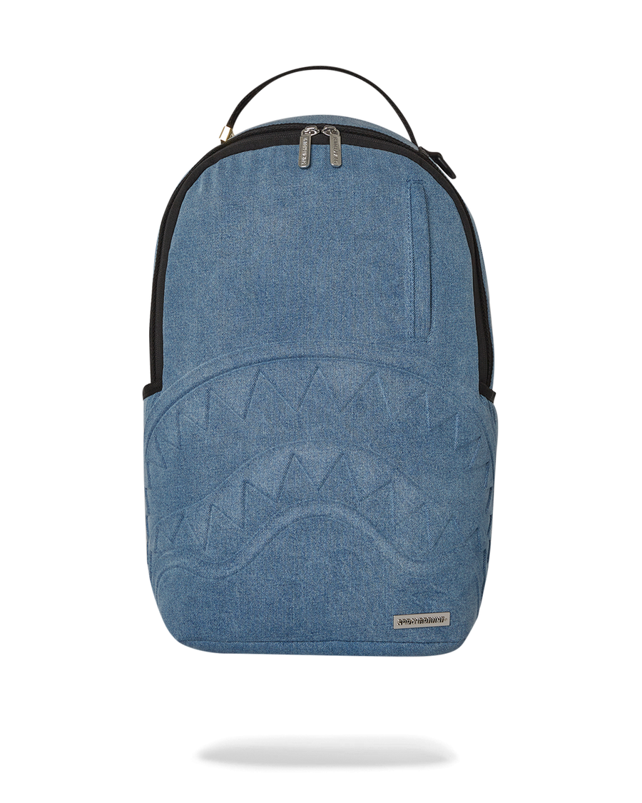 Stone Wash 3D Shark Backpack