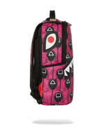 Squid Game Collab Front Man & Pink Guard Sharks Backpack - image 5