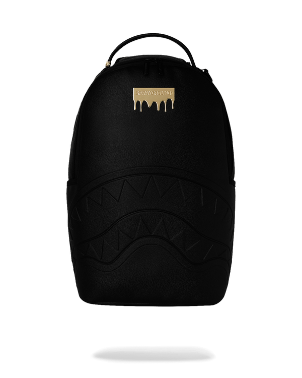 Gold Brick Drip Black Backpack