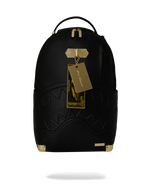Golden Reserve Metal Money Locked Handtag Backpack