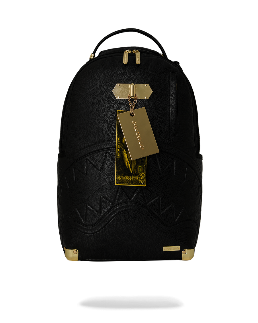 Golden Reserve Metal Money Locked Handtag Backpack