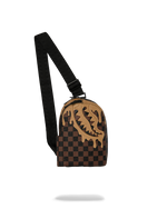 Designer Drip Effect Backpack Sling