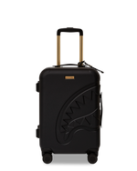 REALITY CHECK SHARKITECTURE CARRY-ON JETBLACK LUGGAGE (GOLD HARDWARE)