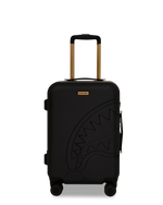 REALITY CHECK SHARKITECTURE CARRY-ON JETBLACK LUGGAGE (GOLD HARDWARE)