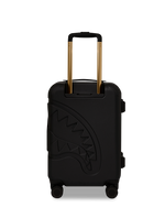 REALITY CHECK SHARKITECTURE CARRY-ON JETBLACK LUGGAGE (GOLD HARDWARE)