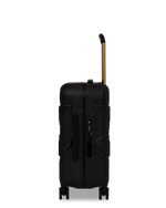 REALITY CHECK SHARKITECTURE CARRY-ON JETBLACK LUGGAGE (GOLD HARDWARE)