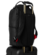 REALITY CHECK SHARKITECTURE CARRY-ON JETBLACK LUGGAGE (GOLD HARDWARE)