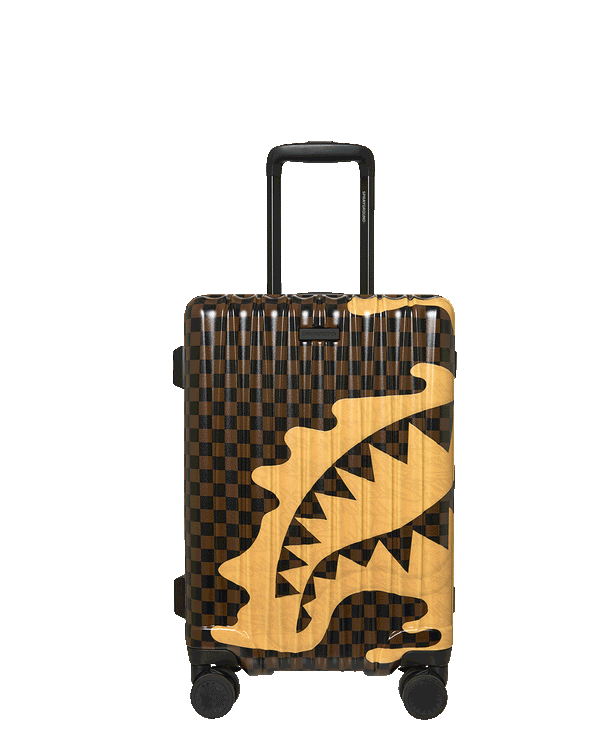 Designer Drip Effect Carry-On Luggage