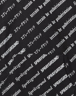 SG LOGO REPEAT HOODIE PULLOVER BLACK