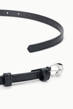 Slim Moon Buckle Belt - 13Mm | Black - image 2