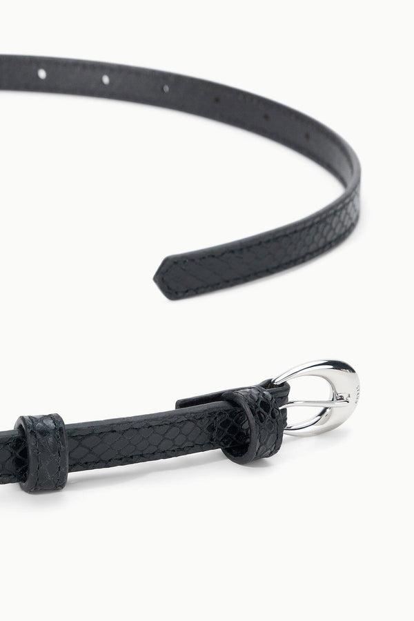 Slim Moon Buckle Belt - 13Mm | Black - image 2