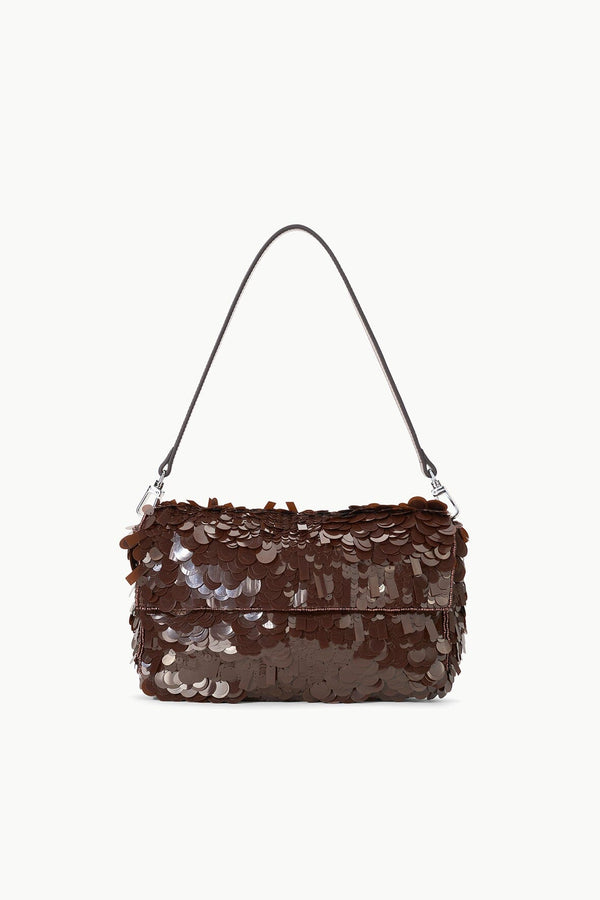 Timmy Shoulder Bag | Cacao Sequins