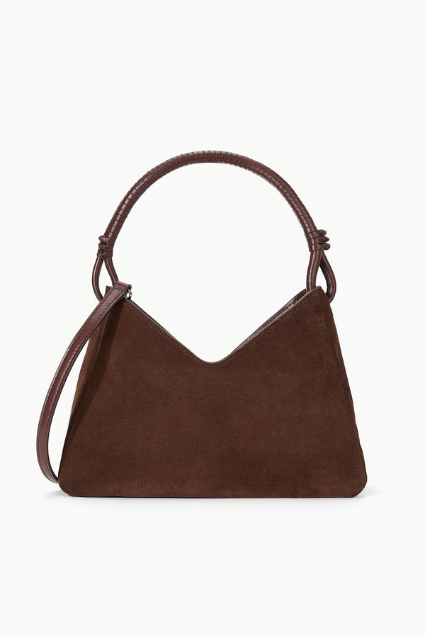 Valerie Shoulder Bag | Mahogany Suede