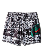 SCRIBBLE SHARK SHOTO SWIM TRUNKS
