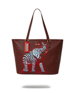 Zebra Elephant Ron English Collab Tote