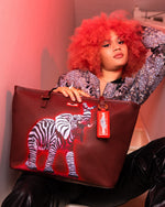 Zebra Elephant Ron English Collab Tote - image 2