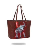 Zebra Elephant Ron English Collab Tote - image 3