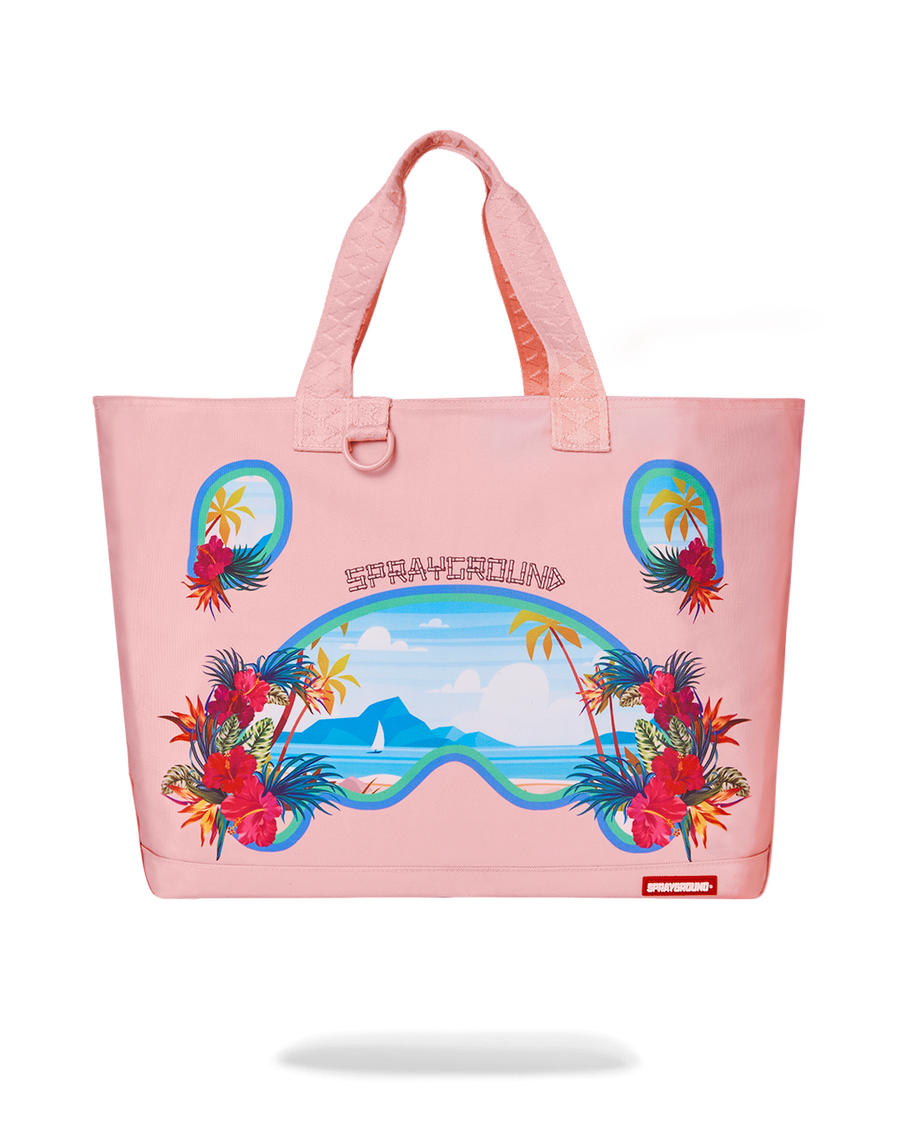 Bora Bora Shark Island Villa Beach Tote