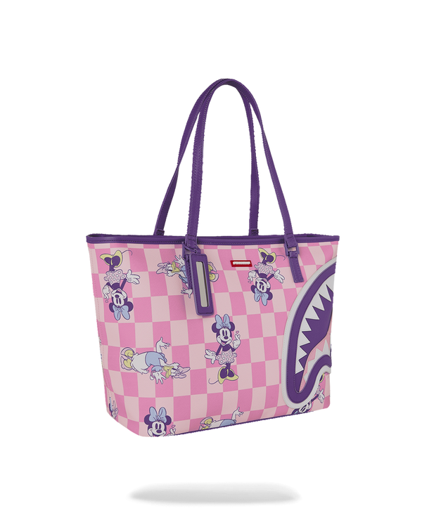 Disney Minnie Daisy Check Tote - image 2
