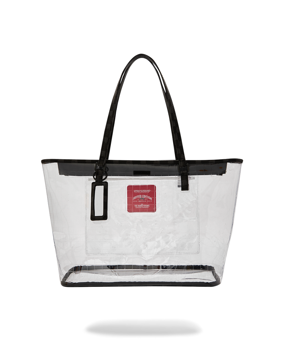 Fully Clear Sharks In Paris Tote