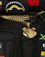 James First Class Global Flags Moneybear Backpack - image 9