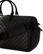 SCRIBBLE DRIBBLE CHECK DUFFLE