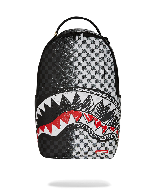 SCRIBBLE DRIBBLE CHECK BACKPACK